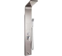 VEVOR Panneau de douche 5 en 1, panneau de mélange en acier inoxydable, colonne, montage mural, panneau, chute d'eau, système complet, unité, jets de massage, cascade, tour de douche de salle de bains
