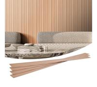 VEVOR Panneau Mural Lattes, 2450x166 mm, Panneaux Acoustiques WPC pour Mur Plafond, Lot de 8, Effet Faux Bois, Réduction du Bruit, pour Décoration Intérieur Moderne Élégante, Couleur Bois de Frêne