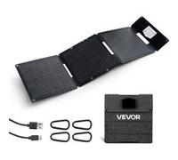 VEVOR Panneau Solaire Portable Chargeur Solaire Pliable Monocristallin 30 W