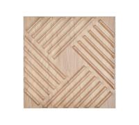 VEVOR Panneaux Muraux 3D, Lot de 12, Panneau Mural Décoratif PVC Moderne Minimaliste, 50x50 cm, Couverture 2,97 m², Déco Intérieure pour Plafond, Chambre, Salon, Salle de Jeux, Couleur Bois Clair