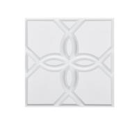 VEVOR Panneaux Muraux 3D, Lot de 33, Panneau Mural Décoratif PVC Moderne Minimaliste, 30x30 cm, Couverture 2,97 m², Déco Intérieure pour Plafond, Chambre, Salon, Salle de Jeux, Blanc Mat Motif Floral