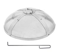 VEVOR Pare-étincelle pour Foyer Brasero à Bois 686 mm Couvercle Rond Acier Inox