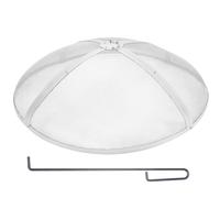 VEVOR Pare-étincelles pour Brasero Extérieur Rond 914 mm Couvercle Grille de Protection Contre Étincelles de Feu en Acier Inox Écran Pare-feu Ouverture Facile avec Accessoires pour Foyer, Patio, Cour