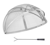 VEVOR Pare-étincelles pour Brasero à Bois 762 mm Couvercle Protection Acier Inox