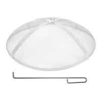 VEVOR Pare-étincelles pour Brasero Extérieur Rond 914 mm Couvercle Grille de Protection Contre Étincelles de Feu en Acier Inox Écran Pare-feu Ouverture Facile avec Accessoires pour Foyer, Patio, Cour