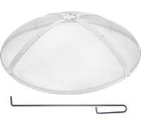 VEVOR Pare-étincelles pour braseros φ914 x 245 mm Grille pour braseros Pare-étincelles en acier inoxydable Cache-étincelles Trous de maille de 2 mm Cache-étincelles Idéal pour braseros Bols de feu et