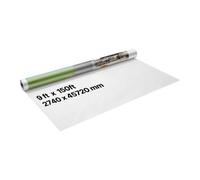 VEVOR Pare Vapeur, 2,7 x 45,72 m, Écran d'Étanchéité Plastique, Épaisseur 0,13 mm, Bâche Résistante aux Déchirures, Bloque Humidité à Travers les Murs, pour Construction Rénovation Bâtiments, Blanc