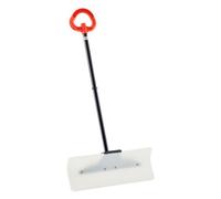 VEVOR Pelle à Neige, 61 cm, Poussoir à Neige avec Poignée Ergonomique, Lame en Plastique PEHD, Pelle de Déneigement à Manche Segmenté, Pousse-neige Portable pour Nettoyage Allées Escaliers Trottoirs
