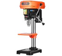 VEVOR Perceuse à colonne d'établi 203,2 mm – 500W Induction, 5 vitesses, table 0–45°, LED bois/métal