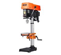 VEVOR Perceuse à Colonne d'Établi 304,8 mm, 750 W, Vitesse Variable 340-2200 tr/min, avec Table de Travail Inclinable 0-45°, Lampe de Travail à LED, Positionnement par Rayons X, pour Bois et Métal