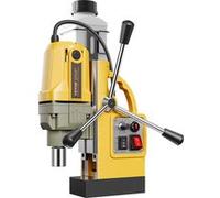 VEVOR Perceuse Magnétique 1200 W, Perceuse à Colonne Force 12500 N, Vitesse Variable, Max. Diamètre d'Alésage 40 mm, avec 2 Forets de Carottage, pour Installation Construction Chantier, Jaune
