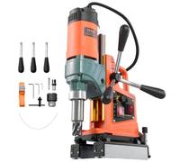 VEVOR Perceuse Magnétique 1400 W, Perceuse à Colonne Force 10000 N, Diamètre d'Alésage de 50 mm, Vitesse 0-850 tr/min, Sens de Rotation Réversible, pour Surfaces Métalliques, Rénovation Résidentielle