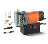 VEVOR Perceuse Magnétique à Profil Bas 1300 W, Perceuse à Colonne Magnétique Diamètre de Perçage Max. 35 mm, avec Dispositif de Refroidissement et Protection contre les Surcharges, pour Construction