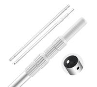 VEVOR Perche de piscine télescopique de 1 à 3,66 m, poteau de piscine professionnel réglable avec rallonge, bâton de nettoyage en alliage d'aluminium, pour épuisette, râteau, brosse, tête d'aspirateur