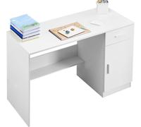 VEVOR petit bureau avec tiroir, bureau pour chambre à coucher, table de travail simple en bois pour dessiner, lire