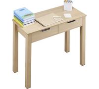 VEVOR petit bureau avec tiroir, bureau pour chambre à coucher, table de travail simple en bois pour dessiner, lire