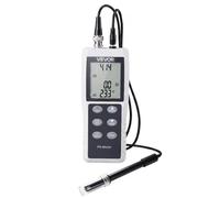 VEVOR pH Mètre Numérique 0-14 pH, Kit de Testeur pH, Sonde Étanche IP68 avec Étalonnage Automatique à 3 Points, pour Hydroponie et Eau Potable, Sonde de Température, Poudre d'Étalonnage et Mallette