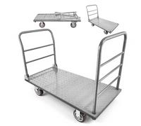 VEVOR PH7001 - Silver / 1202 kg / Chariot à plateforme pliable