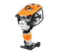 VEVOR Pilonneuse vibrante 6,5 CV – Moteur 196 cm³, 4 ressorts, force d'impact 253 kgf/cm², profondeur max. 66 cm