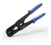 VEVOR Pince à Sertir, Outil de Sertissage pour Câble Acier de 1,2 à 3,17 mm, Repères Métriques et Impériaux, Force Réglable, pour Manchons Ovales et Doubles en Aluminium, Manchons en Cuivre Recuit