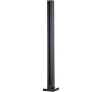 VEVOR Pince à verre en acier inoxydable 304, pince de clôture en verre de 850 mm de hauteur, support de garde-corps en verre trempé de 10 mm à 12 mm, pour balcon, jardin, terrasse, escalier, noir