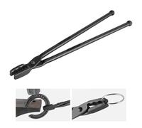 VEVOR Pince de Forge 46 cm Tenailles de Forge en Gueule de Loup Construction Durable en Acier au Carbone Long Manche Bonne Prise Opération Plus Sûre Matériels de Base pour Forgeron Artisanat Atelier