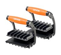 VEVOR Pince Porte Panneau, Capacité Simple 90,7 kg, Porte Plaque de Plâtre 25,4 mm, 2 PCS Pinces Transport Réglables avec Poignée Antidérapante pour Panneaux Plastique, Contreplaqué, Cloisons Sèches