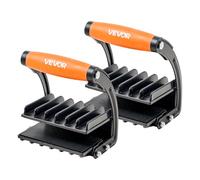 VEVOR Pince Porte Panneau, Capacité Simple 90,7 kg, Porte Plaque de Plâtre 25,4 mm, 2 PCS Pinces Transport Réglables avec Poignée Antidérapante pour Panneaux Plastique, Contreplaqué, Cloisons Sèches