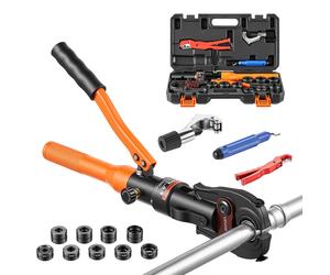 VEVOR Pince Sertir Hydraulique Sertisseuse Multicouche 9 Mâchoires pour Tube PEX