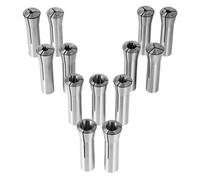 VEVOR Pinces de Serrage de Précision R8 13PCS 1/8''-7/8'' 3,2-22,2 mm Acier Carbone 45# TIR 0,0012"/30 μm avec 13 Boîtes de Rangement Étiquetées, pour Fraiseuse, Perceuses, Aléseuses, Centre d'Usinage