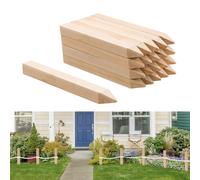 Clôture de Jardin en Bois Lot de 20 Pour Clôtures Anti-Erosion 2,54x2,54x30,48cm