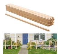 VEVOR Piquets de clôture jardin en bois – Lot 25 – 19,05×19,05×914,4 mm – Pointe – anti-érosion