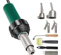 VEVOR Pistolet à Air Chaud de Soudage Réglable Avec 4 Buses Kit de Soudure 8PCS 1600W