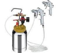 VEVOR Pistolet à Peinture avec Réservoir Portable 2 L Pot de Pression de Peinture Entrée d’Air 6,4 mm Sortie 9,5 mm Pulvérisateur de Peinture Buse 1,8 mm Pression Max 45 PSI pour Décoration Intérieure
