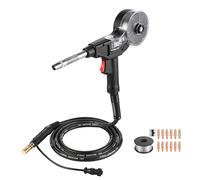 VEVOR Pistolet à Bobine MIG 135 A Torche à Bobine MIG Remplacement pour Miller Spoolmate 100, avec Câble 3 m, 5 Embouts Contact 0,9 mm 5 Embouts Contact 0,8 mm Supplémentaires, Fil Soudage Alu 0,9 mm