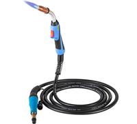 VEVOR Pistolet de soudage Mig 4,6 m torche remplacement câble souple 250 A cycle de service 60% pour soudeur électrique utilisation intensive soudure environnements industriels construction difficiles