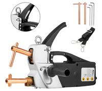VEVOR Pistolet de Soudage par Points Électrique Compact 400V Soudeuse par Point avec Pointes Remplaçables 120mm Poste à Souder Épaisseur Maximale Soudure 2,0+2,0mm Sangle d'Accrochage 440x100x185mm