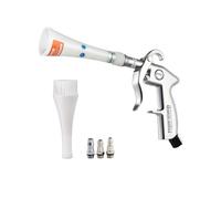 VEVOR Pistolet Nettoyage Voiture à Air Haute Pression 6-9,2 bars avec 2 Buses, Tuyau Rotatif Caoutchouc, pour Élimination Saleté Poussière Surface, Fonctionne avec Compresseur d'Air 1/4 NPT Non Inclus