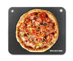 VEVOR Pizza Steel 40,6 x 36,8 x 0,95 cm pierre de cuisson à pizza en acier au carbone pré-assaisonné