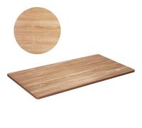 VEVOR Planche Bureau 160x80x2,5 cm Plateau de Table Charge 100 kg Dessus de Table en Panneaux Particules Rectangulaire pour Bureau Debout Électrique Réglable, Plan de Travail, Table à Manger, Maison