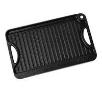 VEVOR Plaque de cuisson réversible en fonte 185×342 mm – pré-assaisonnée, portable, poignée – noir