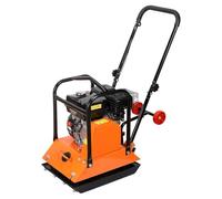 VEVOR Plaque Vibrante Thermique 15 kN Compacteur à Plaque Vibrante Essence 6,5 hp pour Pavage, Aménagement Paysager, Asphalte, Fondations, Compactage Sol, 212 cc, 6400 VPM, Zone de Compactage 53x40 cm