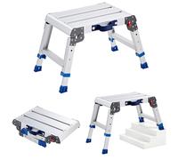 VEVOR Plateforme Travail Pliable Marchepied Hauteur Réglable 305-406 mm 226,8 kg
