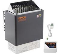 Poêle de sauna VEVOR 9 KW Poêle électrique pour sauna 380 V - 415 V Poêle électrique pour sauna 2 modes (température, durée) avec unité deexterne et capteur de température 3M