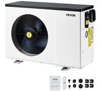VEVOR Pompe à chaleur pour piscine, capacité de chauffage 2,51-11,38 kW, chauffage électrique de piscine à fréquence variable à économie d'énergie pour piscines hors sol 25 à 50 m³, AC220-240 V 50 Hz