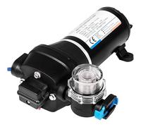 VEVOR Pompe à Eau à Membrane Auto-amorçante 12 V CC Débit 17 L/min Haute Pression 40 PSI 2,76 bar, avec Protecteur Thermique, pour Lavage de Voitures, Camping-car, Bateaux, Irrigation Agricole, Jardin