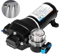 VEVOR Pompe à eau à membrane haute pression 17L/ min Pompe à membrane auto-amorçante avec protection thermique pour automobile-navigation camping-car 12V 2m