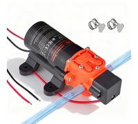 VEVOR Pompe à Eau Membrane Auto-amorçante 2 Chambres 12 V CC 4,5 L/min 5,5 bar