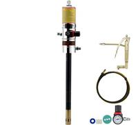 VEVOR Pompe à Graisse Pneumatique Rapport Pression 50:1 Pompe à Seau de Graisse Pneumatique avec Tuyau 4 m et Pistolet à Graisse Pompe à Graisse de Lubrification avec Tête de Pistolet à Graisse 360°