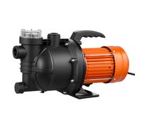 VEVOR Pompe à Jet pour Puits Peu Profond 1300 W Débit 4800 L/h PP Aspiration 8 m